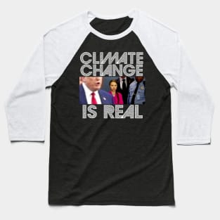 Climate Change Is Real /// Greta Thunberg Baseball T-Shirt